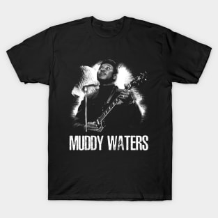 Muddy Waters' Aesthetic Visualizing Blues Authenticity T-Shirt